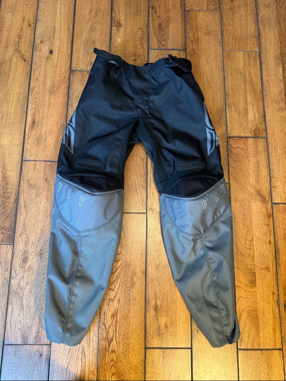 Fly Racing Kids Black & Gray Motocross Joggers - Durable Youth Riding Pants